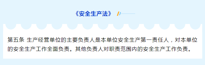 "安全生产月" 一组动图了解安全生产第一责任人7项职责(图2)